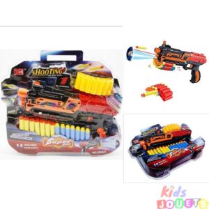 Pistolet Sniper 14 fléchettes visée Laser "Compatibles Nerf"