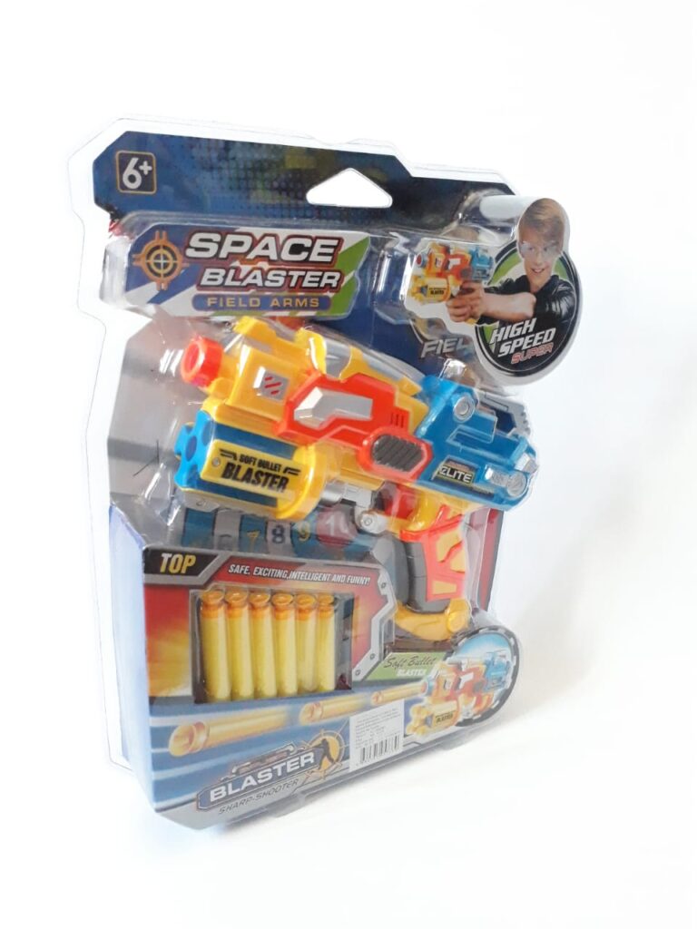 Pistolet Sniper 6 fléchettes Space Blaster "compatibles Nerf" – Image 8