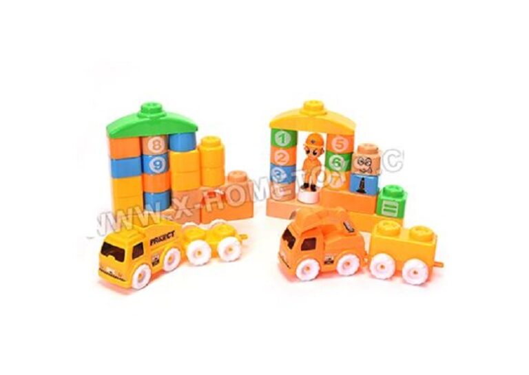 Jeu de construction du petit ingénieur de chantier (57pcs) لعبة ليجو للبناء وتنمية ذكاء – Image 2