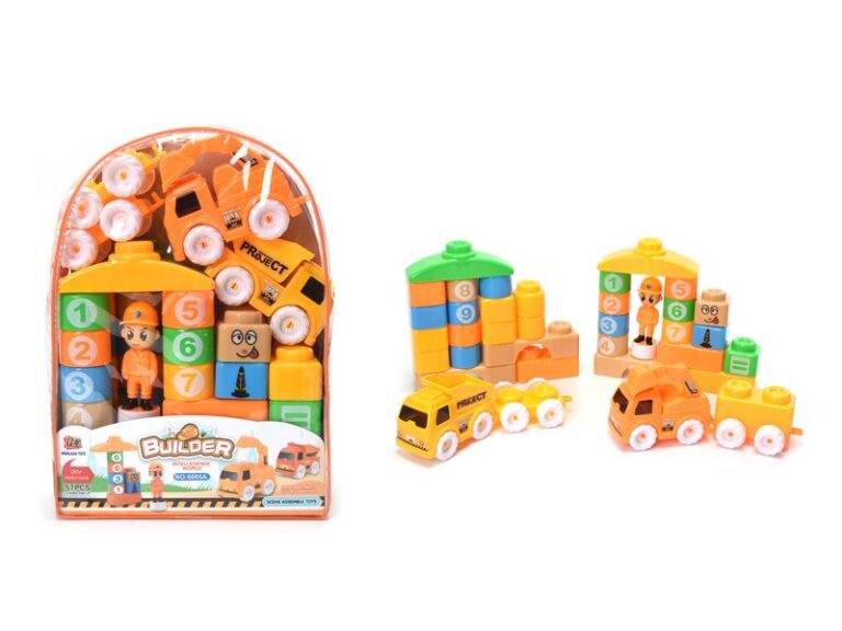 Jeu de construction du petit ingénieur de chantier (57pcs) لعبة ليجو للبناء وتنمية ذكاء – Image 4