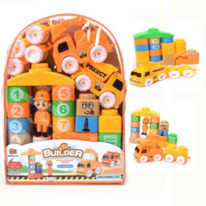 Jeu de construction du petit ingénieur de chantier (57pcs) لعبة ليجو للبناء وتنمية ذكاء