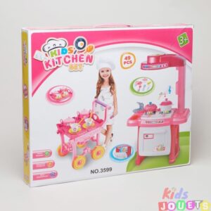 Jouet de Cuisine 2 en 1 Kids Kitchen Set (49 PIÈCES )
