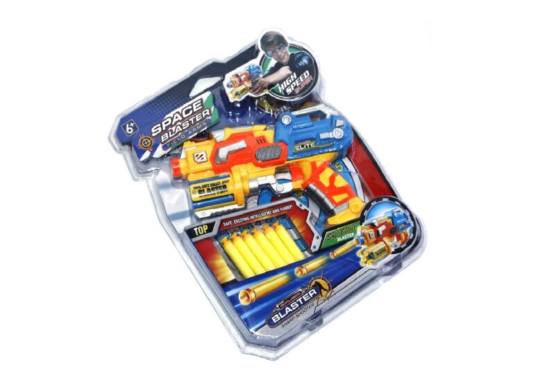 Pistolet Sniper 6 fléchettes Space Blaster "compatibles Nerf" – Image 7
