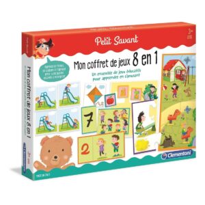 Petit savant : Mon coffret de jeux 8 en 1 - Clémentoni