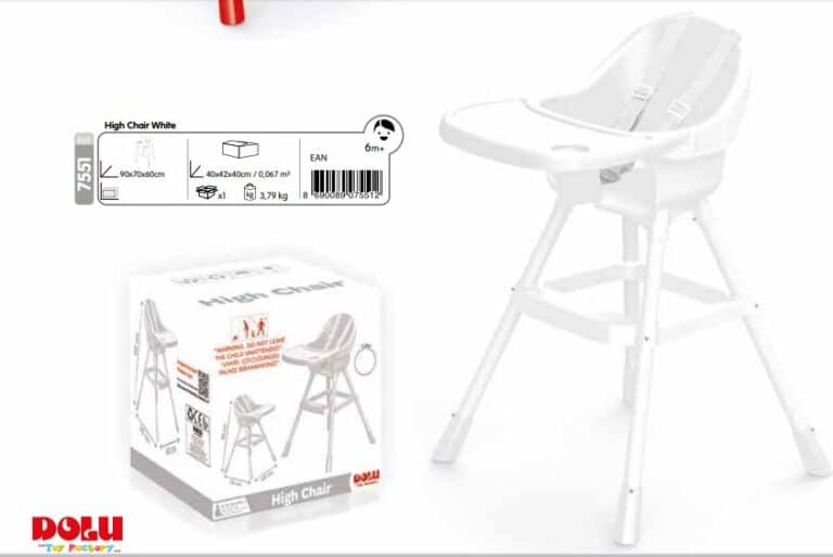 DOLU : Chaise d'alimentation haute à harnais de sécurité de 6 à 36 mois  -   كرسي الأكل للأطفال من 6 إلى 36 شهر – Image 6