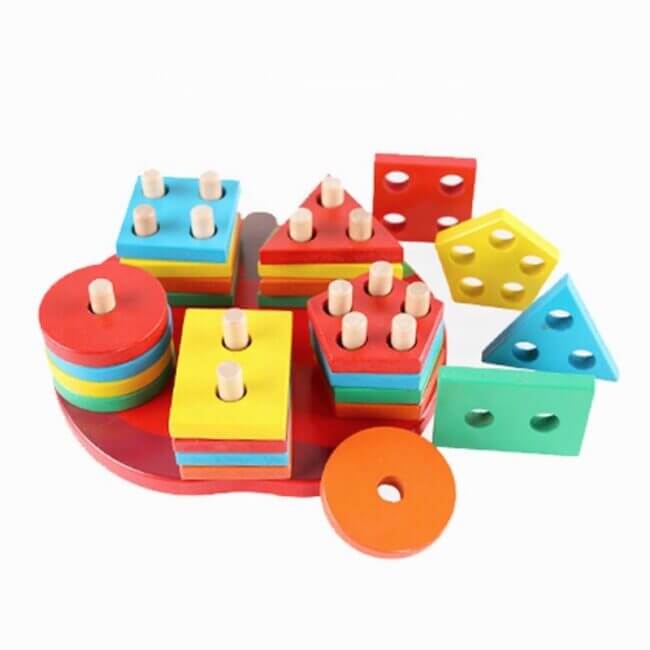 Ensemble 3 jeux en bois Montessori : Mathématiques, motricité, logique – Image 7