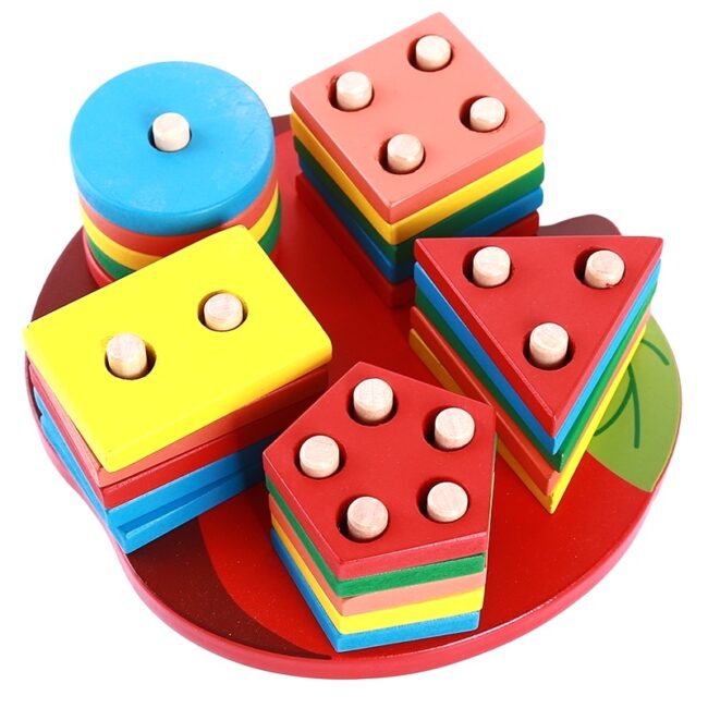 Ensemble 3 jeux en bois Montessori : Mathématiques, motricité, logique – Image 6