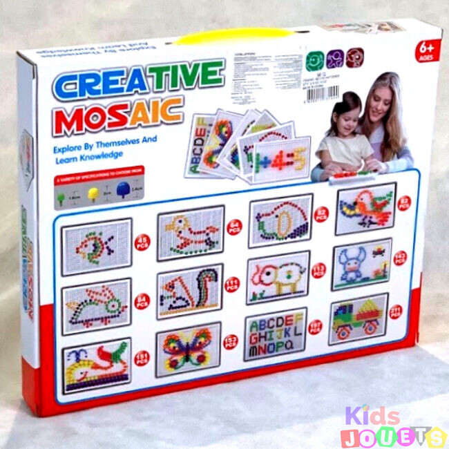 Tableau de mosaïque et de création artistique Montessori 6ans+ – Image 2