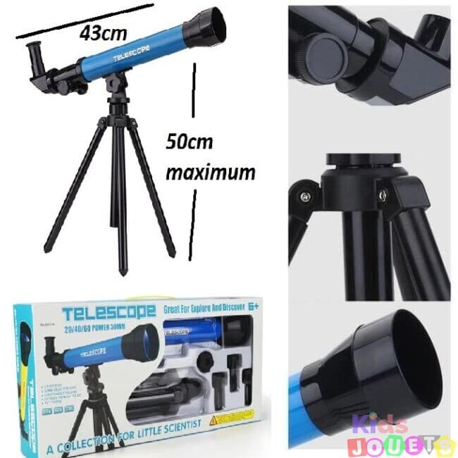 Télescope d'initiation et d'apprentissage avec trépied 20X 40X 60X – Image 4