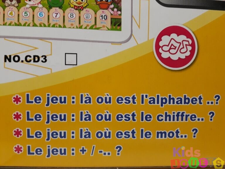 Tablette éducative Mathématiques et Français " Mon petit ordinateur parlant " – Image 4