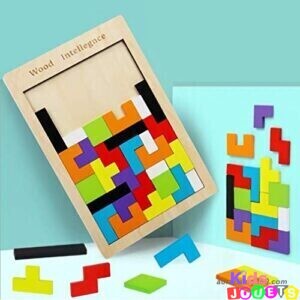 Tangram en bois d'intelligence " Tetris "