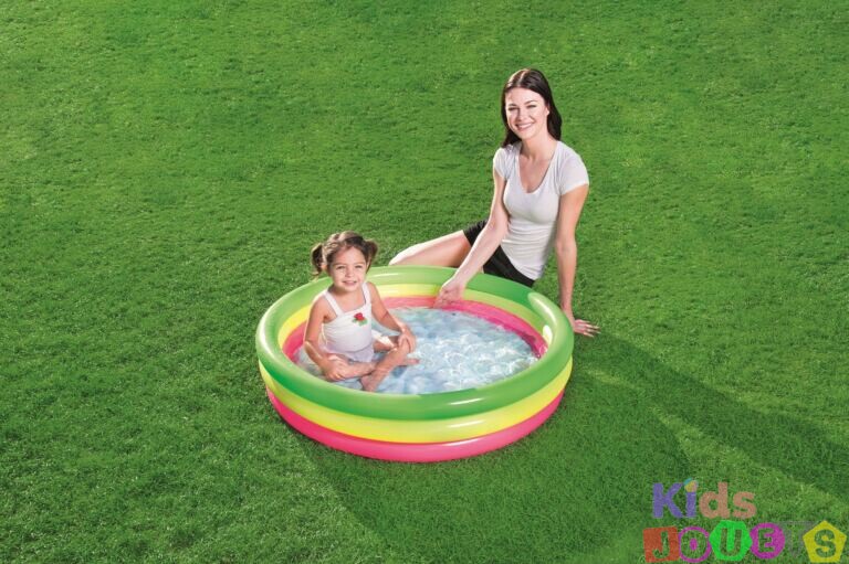 Piscine à sol gonflable Gonflable Ronde Pour Enfants 1,02m x 25cm – Image 6