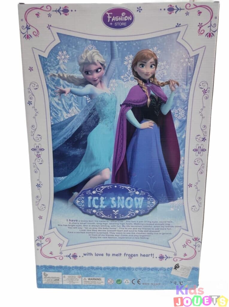 Ensemble 2 poupées Frozen Anna et Elsa : 58cm de hauteur – Image 7