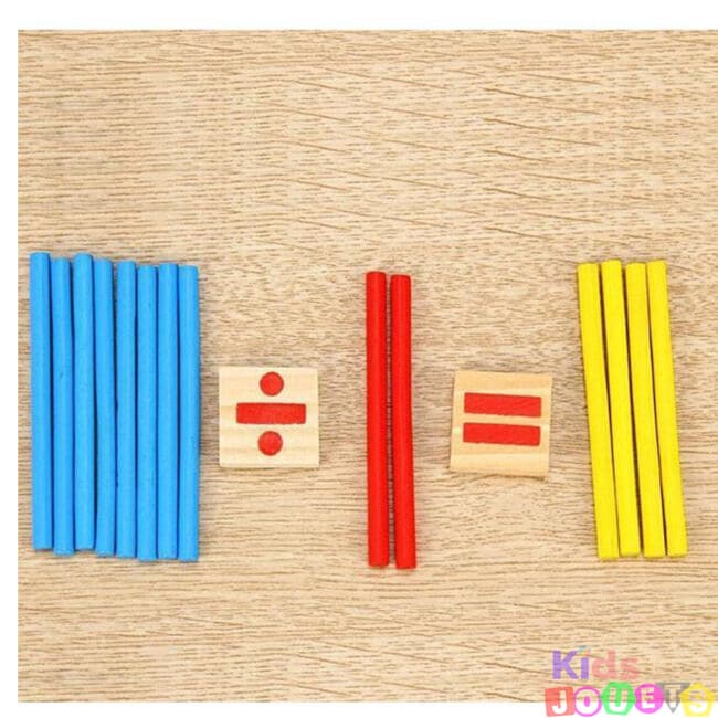 Jeu en bois Montessori de Comptage et Mathématiques – Image 3
