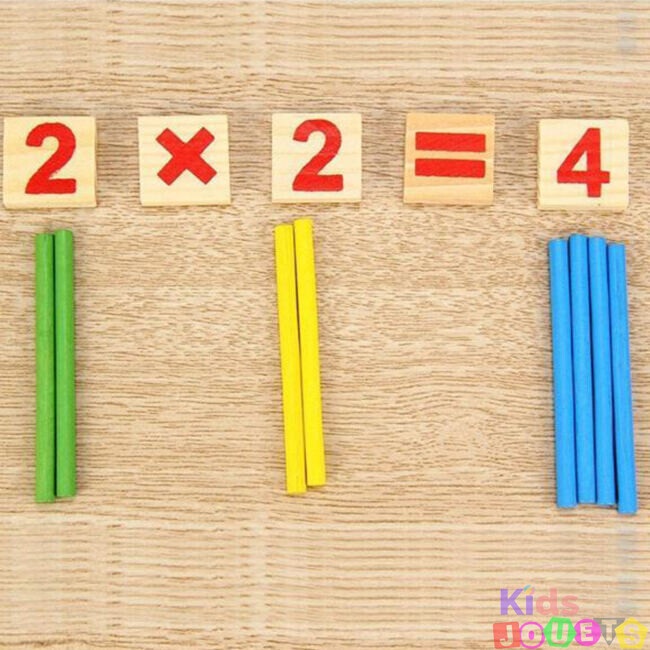 Jeu en bois Montessori de Comptage et Mathématiques – Image 6