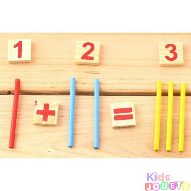 Jeu en bois Montessori de Comptage et Mathématiques – Image 8