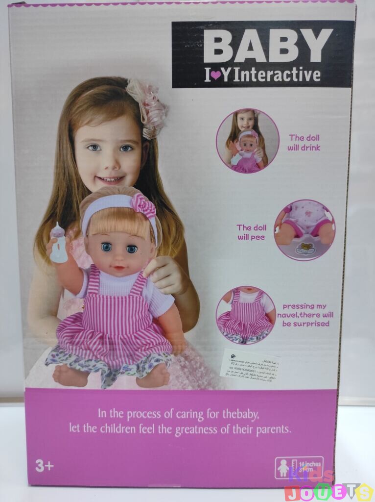 Poupée Baby avec Biberon et accéssoires de toilettes – Image 7