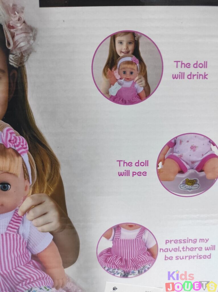 Poupée Baby avec Biberon et accéssoires de toilettes – Image 8