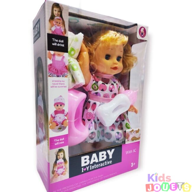 Poupée Baby avec Biberon et accéssoires de toilettes – Image 5