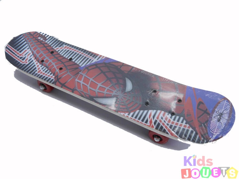 Skateboard Skate Planche à roulette en bois Spiderman pour enfants ( 60cm ) – Image 3