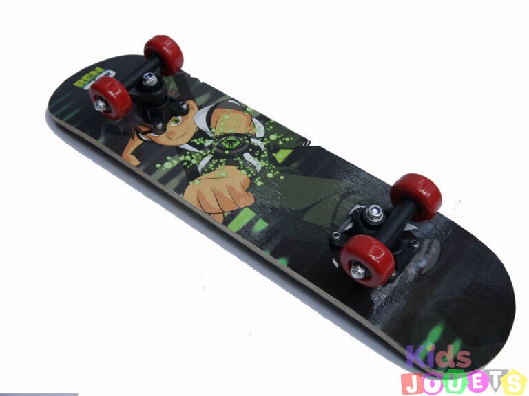 Skateboard Skate Planche à roulette en bois pour enfants ( 60x15cm ) – Image 4