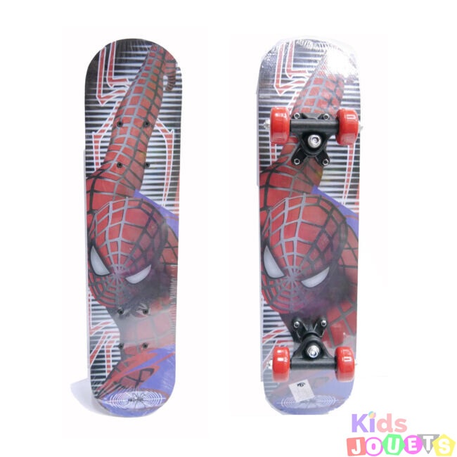 Skateboard Skate Planche à roulette en bois Spiderman pour enfants ( 60cm ) – Image 5