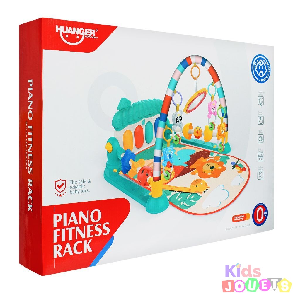 Tapis Gym D Eveil Musical Multi Activites Bebe Piano A Pied Pied 3 En 1 Kidsjouets Ma