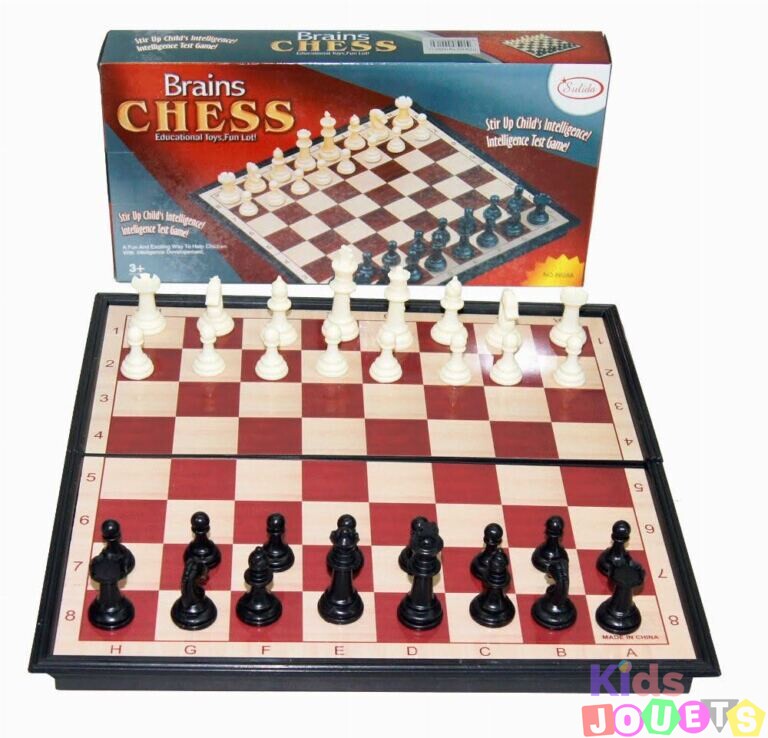 Jeu d'échecs pliable magnétique  " Brain Chess " لعبة الشطرنج بالمغناطيس