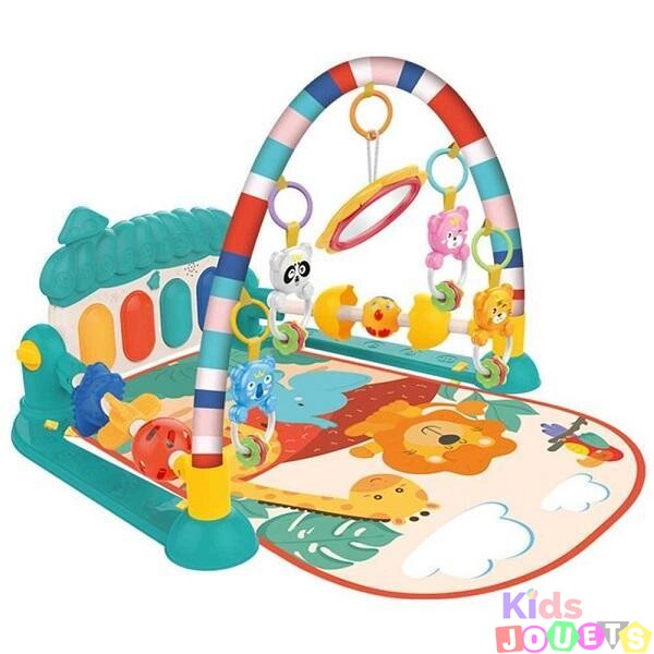 Tapis Gym D Eveil Musical Multi Activites Bebe Piano A Pied Pied 3 En 1 Kidsjouets Ma