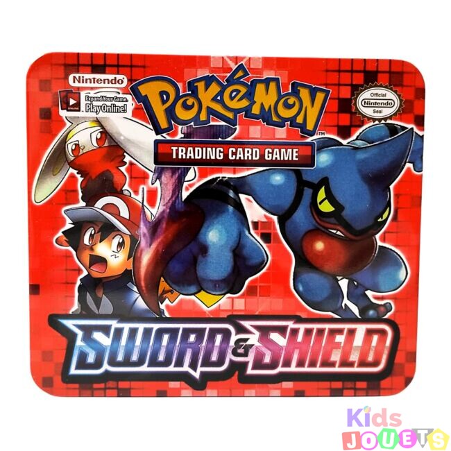 Coffret Métallique  Cartes Pokemon ! " SworD And ShieLd " Red-Box Collector