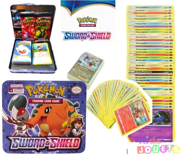 Coffret Métallique  Cartes Pokemon ! " SworD And ShieLd