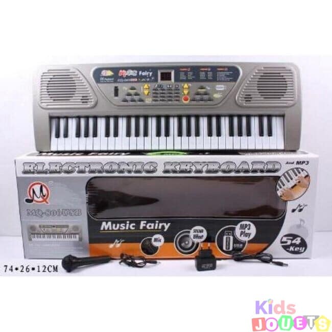 Piano électronique multifonctions avec lecteur USB, micro et afficheur – Image 5