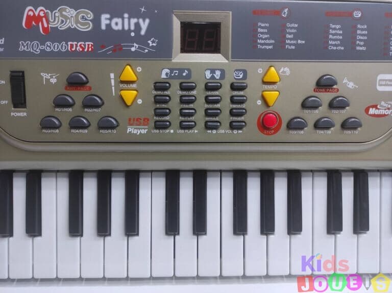 Piano électronique multifonctions avec lecteur USB, micro et afficheur – Image 7
