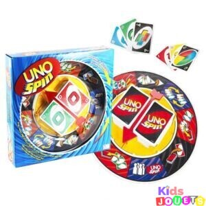 Jeu de cartes avec plateau UNO Spin -
