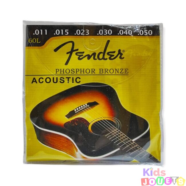 Jeu 6 Cordes de Guitare Acoustic Phosophor Bronze 60L