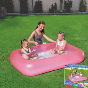 Bestway Piscine gonflable Aquababes bleue 165 x 104 x 25cm Rose