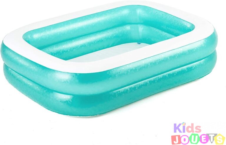 Piscine familiale translucide 2,01m x 1,50m x 51 cm + Gonfleur manuel gratuit + Livraison gratuite – Image 3