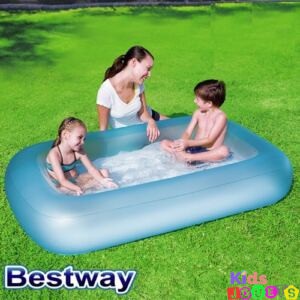 Bestway Piscine gonflable Aquababes bleue 165 x 104 x 25cm