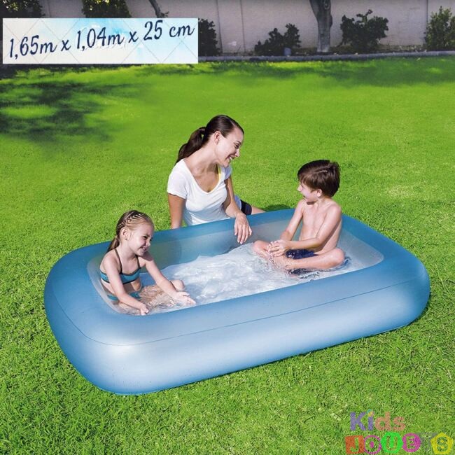 Bestway Piscine gonflable Aquababes bleue 165 x 104 x 25cm – Image 7
