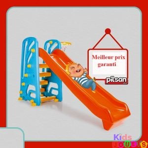 Toboggan 1,46m avec jeu de Basketball pour crèches, jardins, airs de jeu