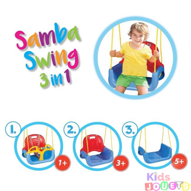 Siège de balançoire sécurisé Samba Swing évolutif de 1 à 8 ans – Image 6