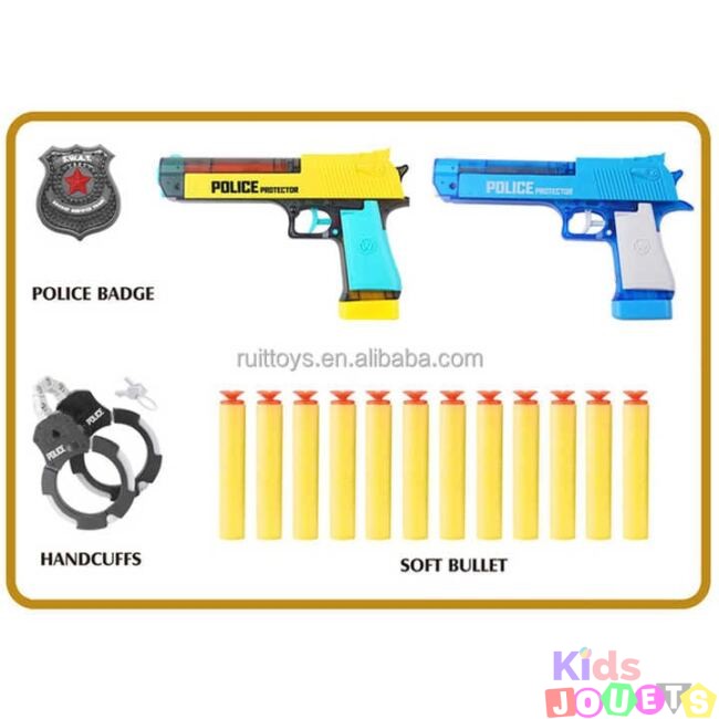 Pistolet de tir  cartouche en mousse et eau avec accessoires – Image 6
